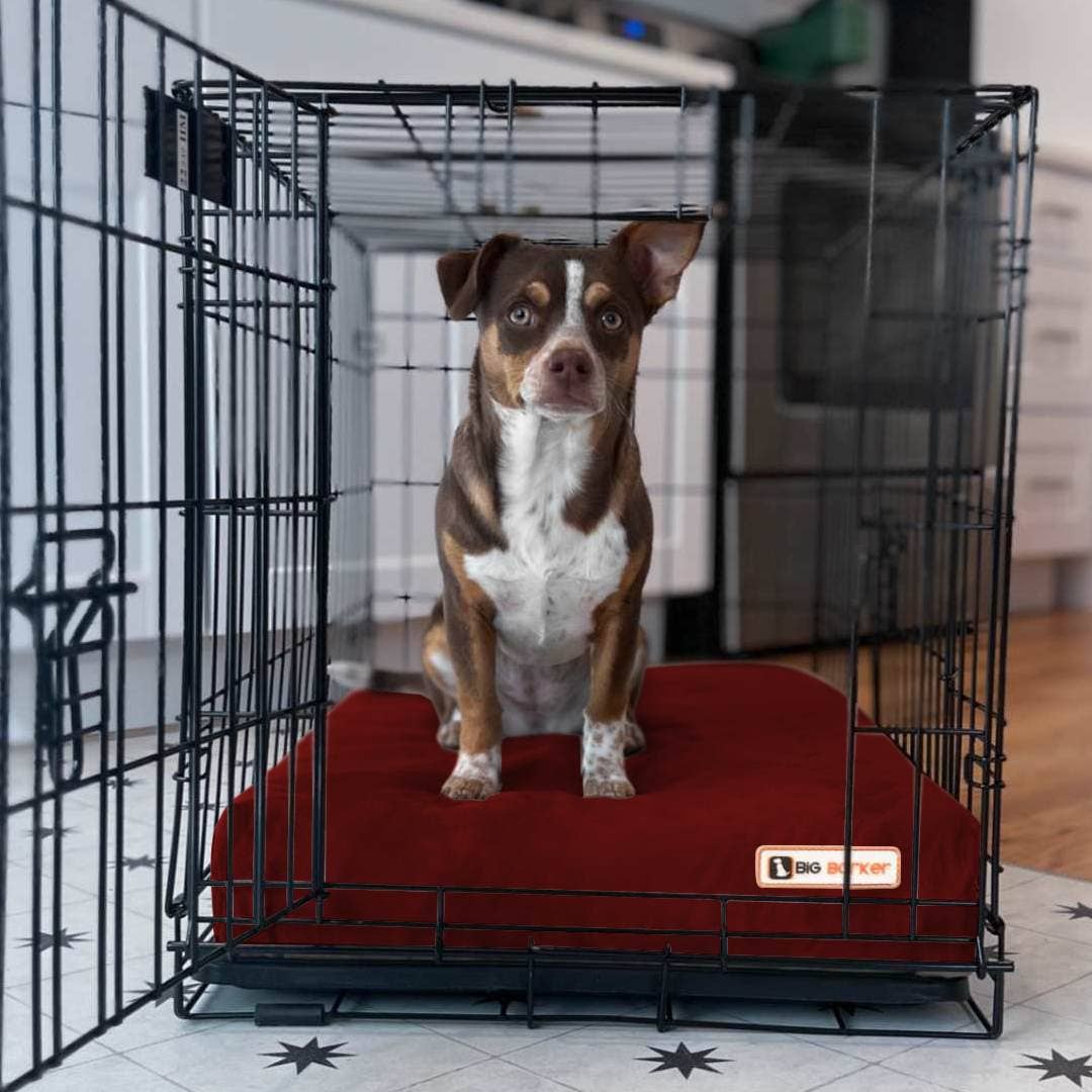 Big Barker - Big Barker 4" Orthopedic Crate Bed - Small / Cordura