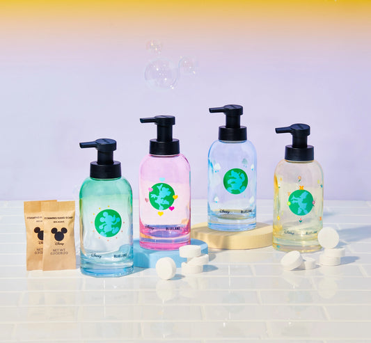 Blueland & Disney Limited Edition Hand Soap Kit, Mickey + Minnie + Donald + Daisy