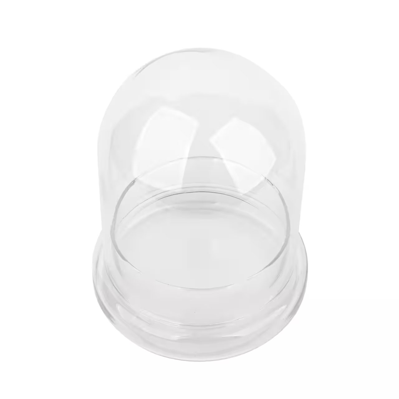 7 inch Glass Cloche with Glass Base
