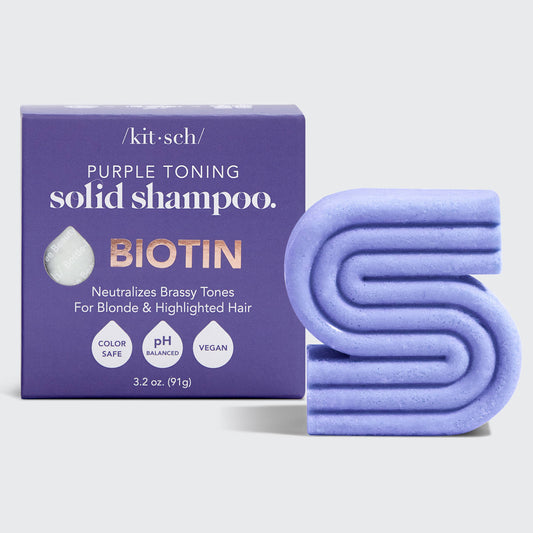 KITSCH Purple Toning Solid Shampoo Bar
