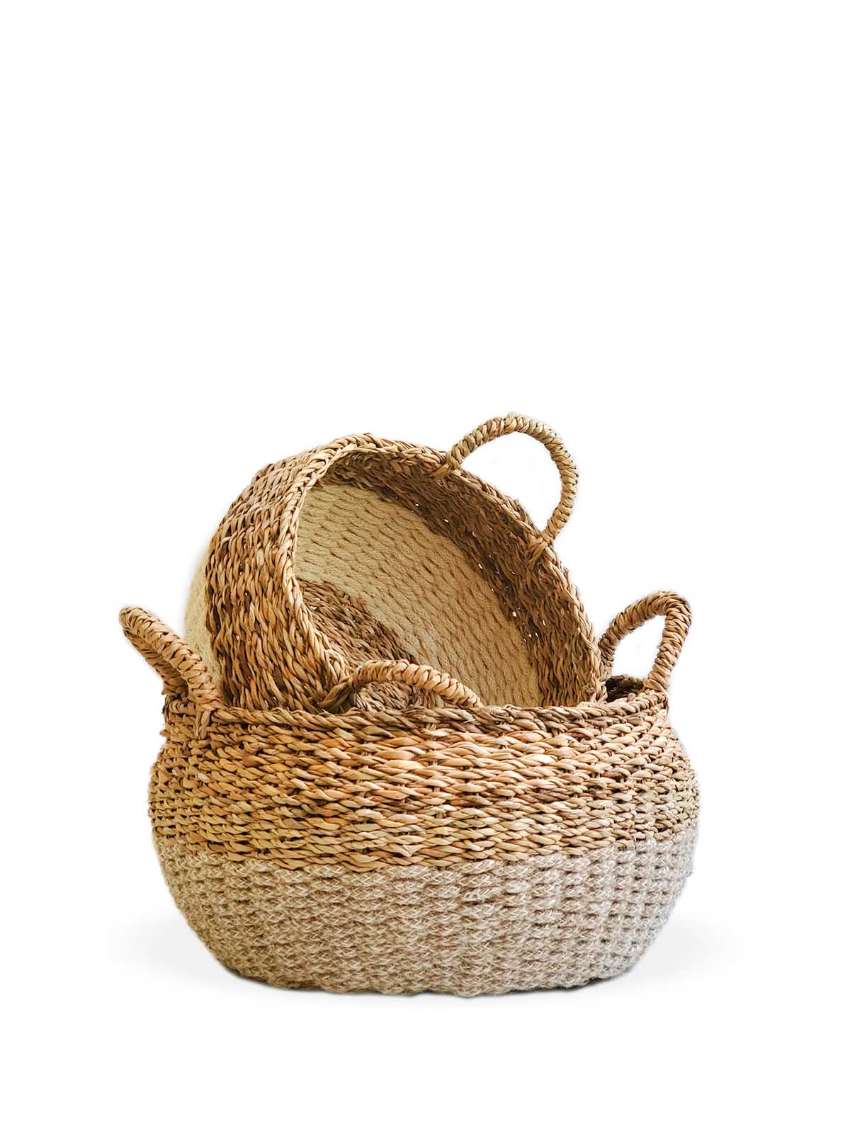 Ula Floor Basket - Natural-4