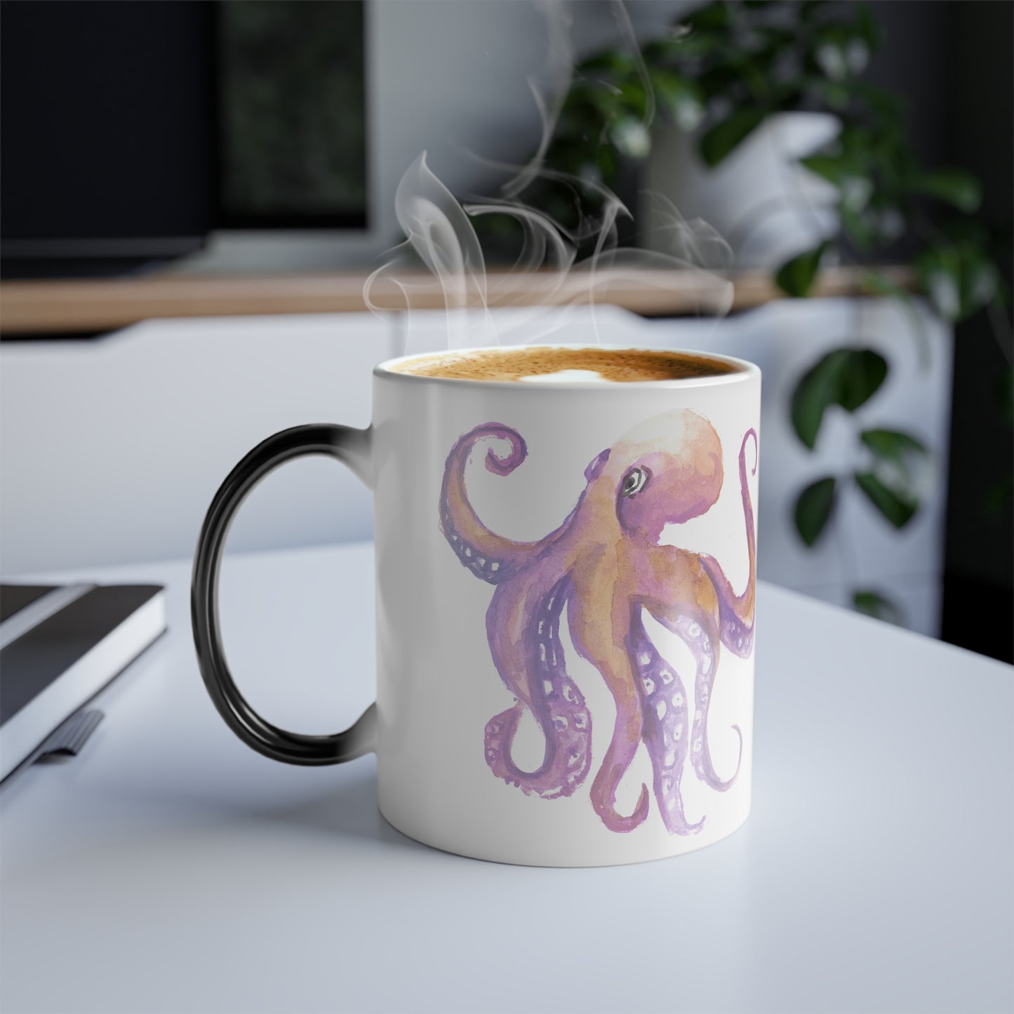 Sea Salty & Wild Color Changing Mug, Octopus