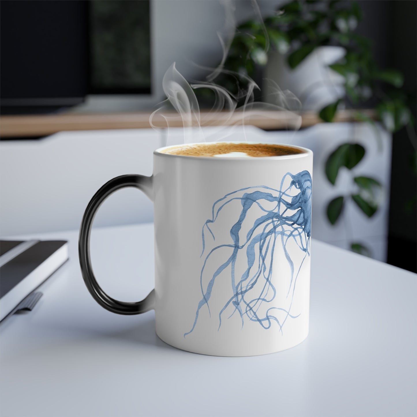 Sea Salty & Wild Color Changing Mug, Jellyfish