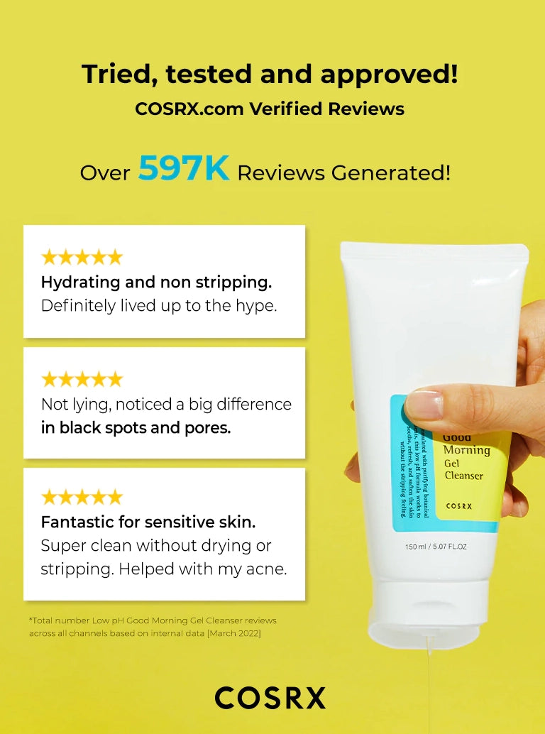 COSRX LOW PH GOOD MORNING GEL CLEANSER