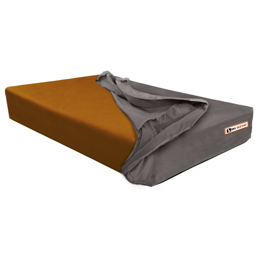 Big Barker - Quick Fit Cover | Crate Bed - Small / Charcoal Gray