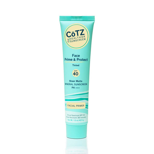 CoTZ The Healthier Sunscreen - Face Prime & Protect Tinted SPF 40