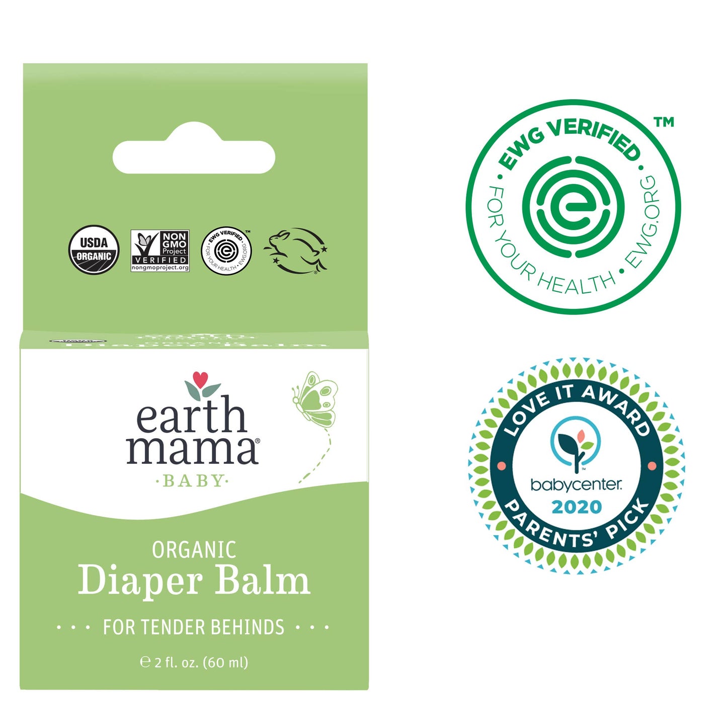 Earth Mama Organics Organic Diaper Balm: 4oz