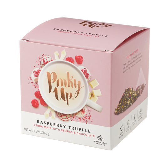 Raspberry Truffle Pyramid Tea Sachets by Pinky Up-0